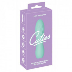 Cuties Mini Vibrator Green - Vibratore Mini, 10 MOD, Impermeabile, Ricaricabile