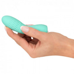 Cuties Mini Vibrator Green - Vibratore Mini, 10 MOD, Impermeabile, Ricaricabile