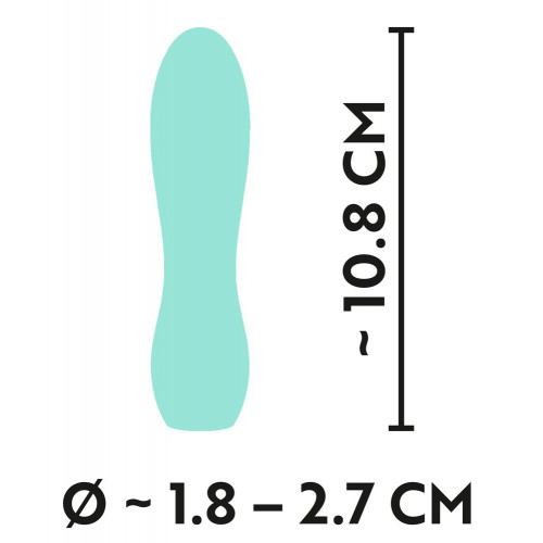 Cuties Mini Vibrator Green - Vibratore Mini, 10...