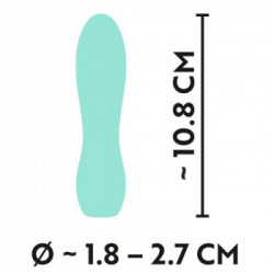 Cuties Mini Vibrator Green - Vibratore Mini, 10 MOD, Impermeabile, Ricaricabile
