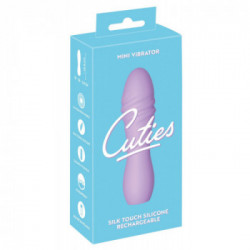 Cuties Mini Vibrator Purple - Vibratore Mini, 10 MOD, Impermeabile, Ricaricabile