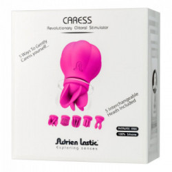 Adrien Lastic Caress - Stimolatore pr Clitoride, 5 Accessori, 10 MOD, Splashproof, Ricaricabile