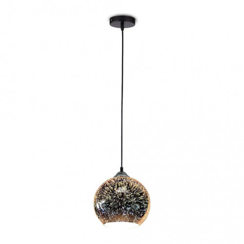 Pendant Light Holder E27 With 3D Glass...