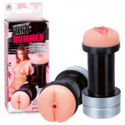 NMC - Masturbatore 2 in 1 Hummer Ano/Vagina, Senza Vibrazione