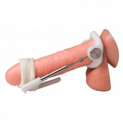 Jes Extender Titanium - Espansore per l' Ingrandimento del Pene, Bianco