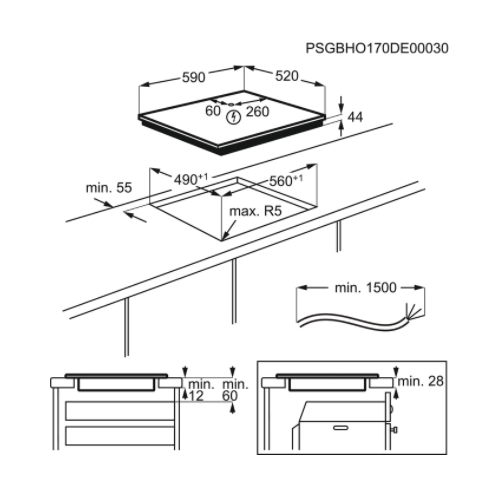 Electrolux EIL63443BW - Piano Cottura ad...