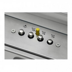 Aeg DPE4641M - Cappa Integrata Totale Sklok, 60 cm, Motore 210 W, 600 m3/h LED, Inox, Classe C