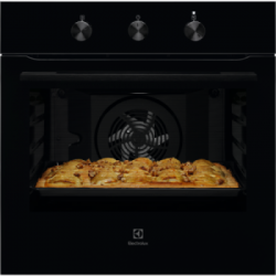 Electrolux KOHHH00K -Forno Elettrico da Incasso, Multifunzione Serie 300, 68 Litri, AquaCleaning, 2790 W, Nero, Classe A