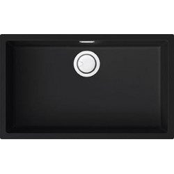 Elleci LKZ13086 - Lavello zen 130, 75,6X45,6, 1V, black