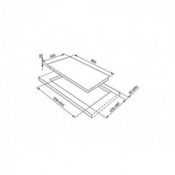 Smeg SRV896AOGH - Piano Cottura a Gas, 5 Fuochi, 90 cm, Antracite