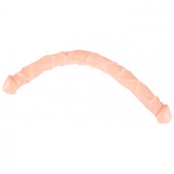 Nature Skin Double Dong Skin - Dildo Realistico Doppio, Flessibile