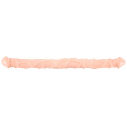 Nature Skin Double Dong Skin - Dildo Realistico Doppio, Flessibile