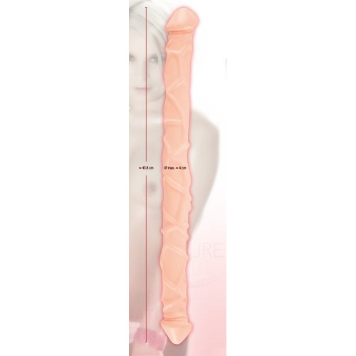 Nature Skin Double Dong Skin - Dildo Realistico...