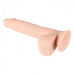 Nature Skin Medium Dildo 24 - Dildo Realistico con Testicoli e Ventosa 