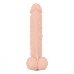 Nature Skin Large - Dildo Realistico con Testicoli e Ventosa, Flessibile
