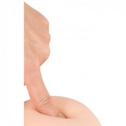 Nature Skin Large - Dildo Realistico con Testicoli e Ventosa, Flessibile