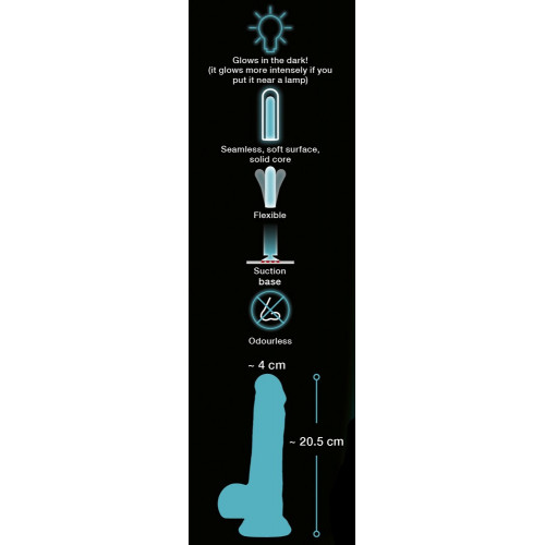 You2Toys Glow in the Dark - Dildo Realistico...