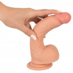 Realistixxx Real Lover Medium - Dildo Realistico con Testicoli e Ventosa, 14,5 cm, Ø 3-3,9 cm