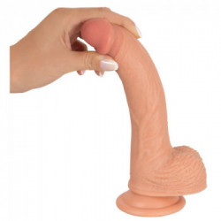 Realistixxx Real Lover Medium - Dildo Realistico con Testicoli e Ventosa, 14,5 cm, Ø 3-3,9 cm