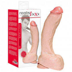 Realistixxx Real Stallion - Dildo Realistico con Testicoli e Ventosa