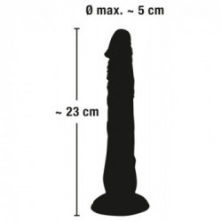 European Lover Small - Dildo Realistico con Ventosa, Flessibile
