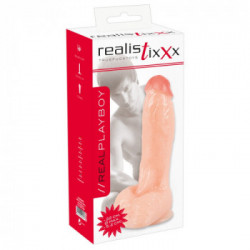 Realistixxx Real Playboy - Dildo Realistico con Testicoli e Ventosa 