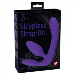 You2Toys Strapless Strap-On - Dildo a 3 Funzioni, Viola