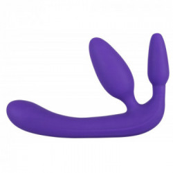 You2Toys Strapless Strap-On - Dildo a 3 Funzioni, Viola
