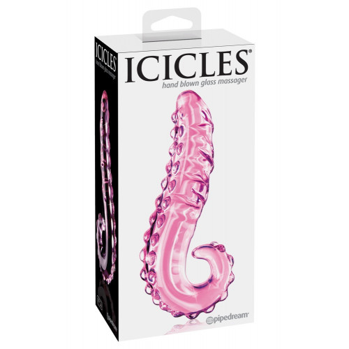 Icicles N24 - Dildo in Vetro, 11cm , Ø 4 cm.