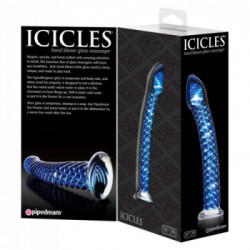 Icicles N29 - Dildo in Vetro, 18 cm, Ø 4 cm