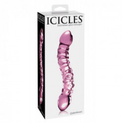 Icicles N55 - Dildo in Vetro, 19,5 cm, Ø 3,5 cm