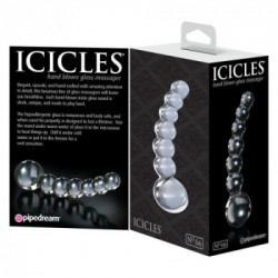 Icicles N66 - Dildo in Vetro, 10,5 cm, Ø 3,5 cm