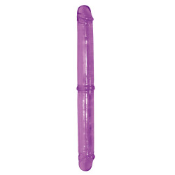 Twinzer Double Dong Purple - Dildo Doppio, Viola