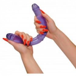 Twinzer Double Dong Purple - Dildo Doppio, Viola