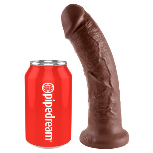 King Cock 8 Brown - Dildo Realistico con...