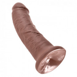 King Cock 8 Brown - Dildo Realistico con Ventosa, Marrone
