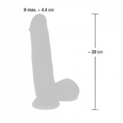 You2Toys Medical Silicone 20 - Dildo Realistico con Testicoli e Ventosa