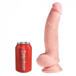 King Cock Plus 8 Triple Density Cock With Balls - Dildo Realistico con Testicoli e Ventosa