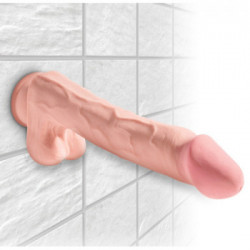 King Cock Plus 12 Triple Density Cock With Balls - Dildo Realistico con Testicoli e Ventosa