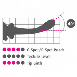 Icicles N89 - Dildo in Vetro, 16,5 cm, Ø 3,2 cm