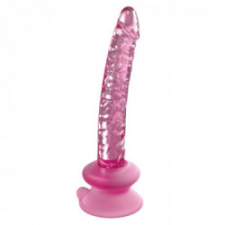 Icicles N86 - Dildo Realistico in Vetro, Ventosa, 15,5 cm, Ø 3 cm