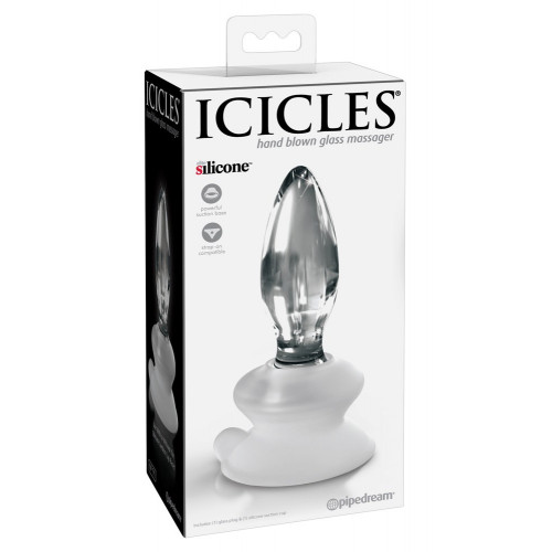 Icicles N91 - Dildo in Vetro, 8,5 cm, Ø max....