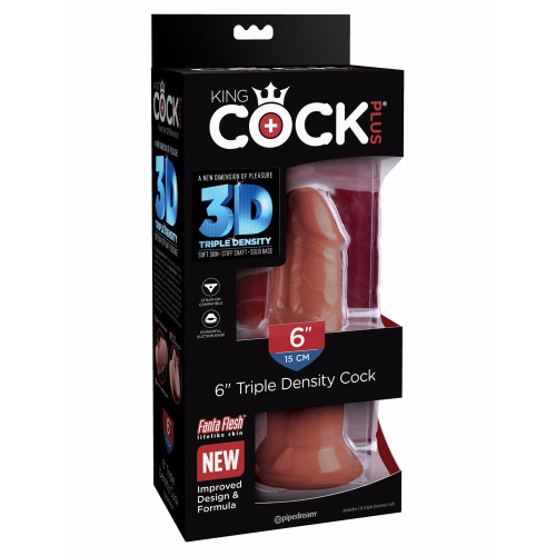 King Cock Plus 6 Triple Density Cock - Dildo...