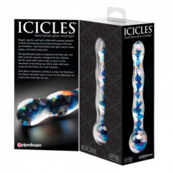Icicles N8 - Dildo in Vetro, 14,5 cm, Ø 3,5 cm