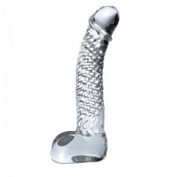 Icicles N61 - Dildo in Vetro, 12,5 cm, Ø 3 cm