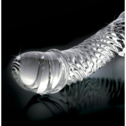 Icicles N61 - Dildo in Vetro, 12,5 cm, Ø 3 cm