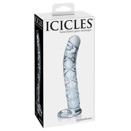 Icicles N60 - Dildo in Vetro, 5 cm, Ø max. 2,5 cm