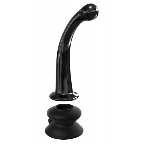 Icicles N87 - Dildo in Vetro con Ventosa, 14...