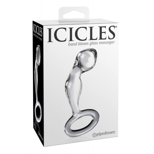 Icicles N46 - Dildo in Vetro, 8 cm, Ø 2,5 cm
