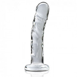 Icicles N62 - Dildo in Vetro, 16,5 cm, Ø 3 cm